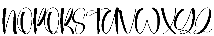 Gratitude Font UPPERCASE