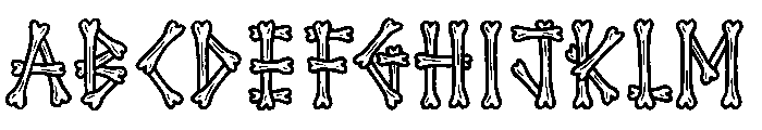 Graveyard Crimes Font UPPERCASE