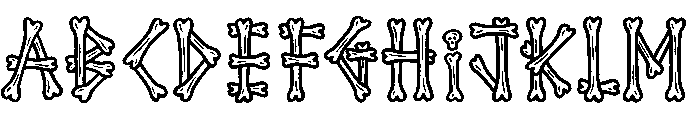 Graveyard Crimes FONT