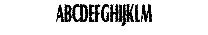 Graveyard Shift Font UPPERCASE