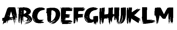 Gravityi is Optional Font UPPERCASE