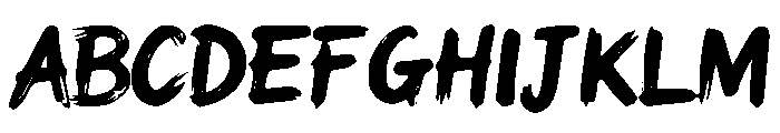 Gravoxa Font UPPERCASE