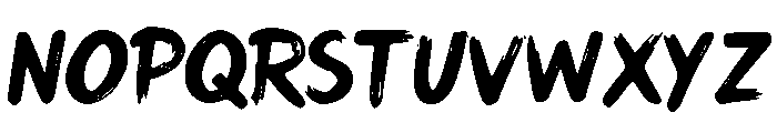 Gravoxa Font UPPERCASE