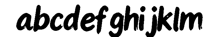 Gravoxa Font LOWERCASE