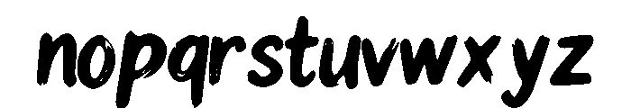 Gravoxa Font LOWERCASE