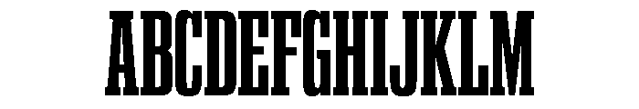 Gravtrac Bold Compressed Font UPPERCASE