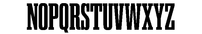 Gravtrac Bold Compressed Font UPPERCASE