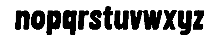 Gravy Train Font LOWERCASE