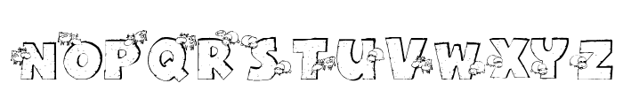 Grazing On Grass Font LOWERCASE