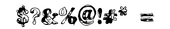 Grease Monkey Font OTHER CHARS