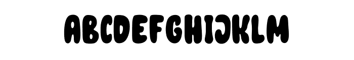 Greastly Free Regular Font UPPERCASE