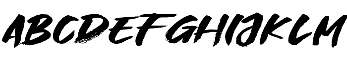 Great Fighter Font LOWERCASE