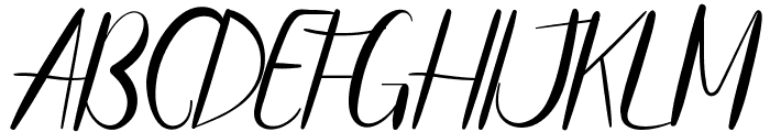 Great March Demo Font UPPERCASE