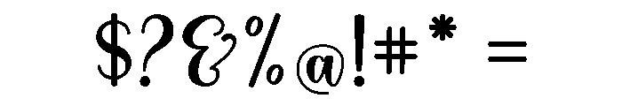 Great Slave Font OTHER CHARS