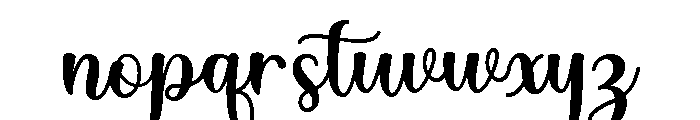 Great Slave Font LOWERCASE