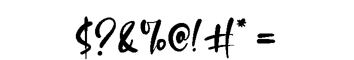 Great Wish Font OTHER CHARS