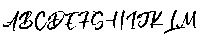 Great Wish Font UPPERCASE