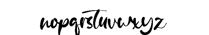 Great Wish Font LOWERCASE