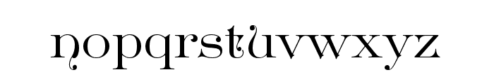 GreatVictorian-Standard Font LOWERCASE