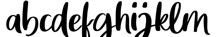 GreatWishes Font LOWERCASE