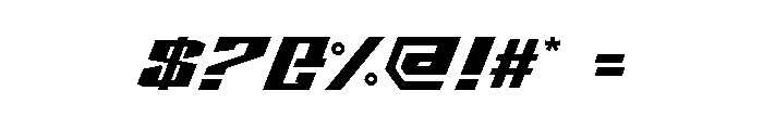 Greats Racing Italic Font OTHER CHARS