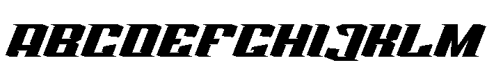 Greats Racing Italic Font UPPERCASE