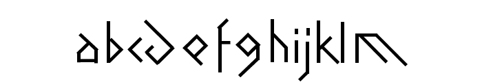 GreeKish Font LOWERCASE