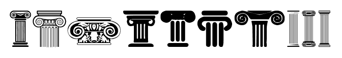 Greek Column Font OTHER CHARS