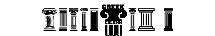 Greek Column Font OTHER CHARS