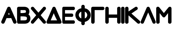 Greek House Fathouse Font UPPERCASE