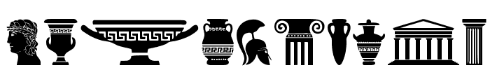 Greek Mythology Font OTHER CHARS