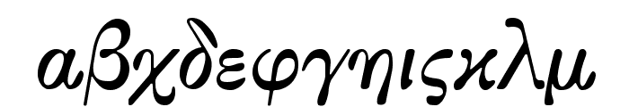 Greek Old Face C Font LOWERCASE