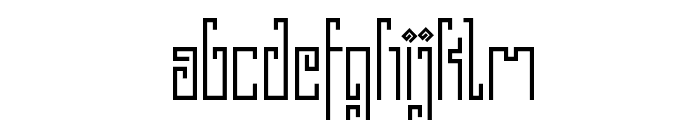 Greek Stone Font LOWERCASE