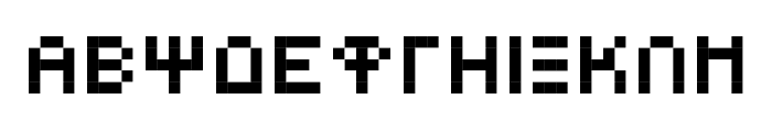 GreekBearTinyE Font LOWERCASE
