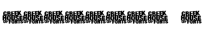 GreekHouseSymbolized Font OTHER CHARS