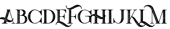 Green Light Bold Inline Grunge Font UPPERCASE