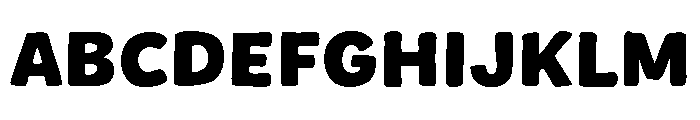 Green Matcha Font UPPERCASE