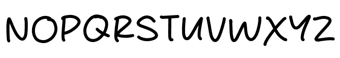 Green Sage Font UPPERCASE