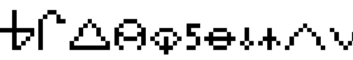 Greenbeanish font Regular Font UPPERCASE