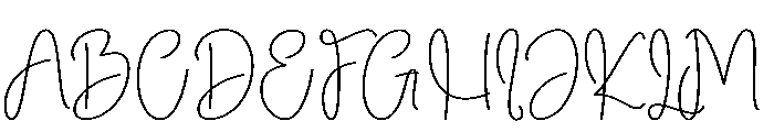 Greenhouse1 Font UPPERCASE