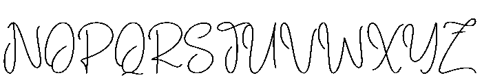 Greenhouse1 Font UPPERCASE