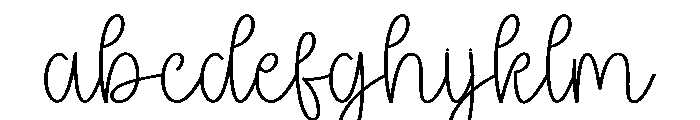 Greenhouse1 Font LOWERCASE