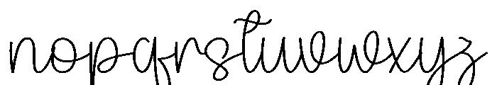 Greenhouse1 Font LOWERCASE