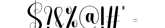 Greenlight Font OTHER CHARS