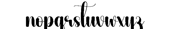 Greenlight Font LOWERCASE