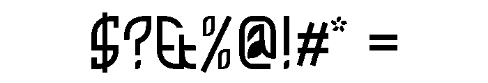 Greenwashing Machine Font OTHER CHARS
