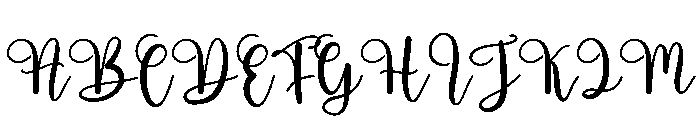 Greeting Font UPPERCASE