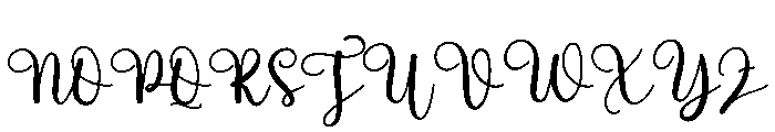 Greeting Font UPPERCASE