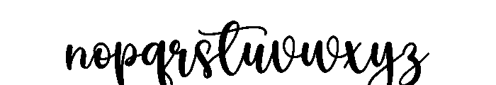 Greeting Font LOWERCASE