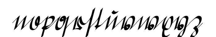 Greifswaler Deutsche Schrift Regular Font LOWERCASE